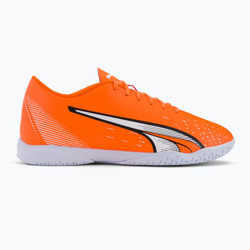 Buty piłkarskie męskie PUMA Ultra Play IT ultra orange/puma white/blue glimmer 2