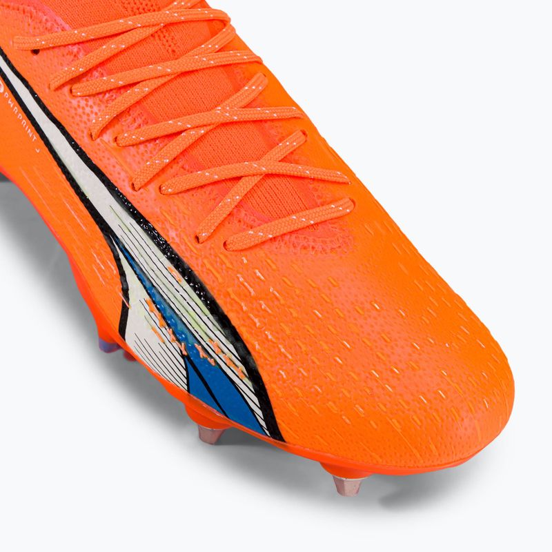 Buty piłkarskie męskie PUMA Ultra Ultimate MXSG ultra orange/puma white/blue glimmer 8