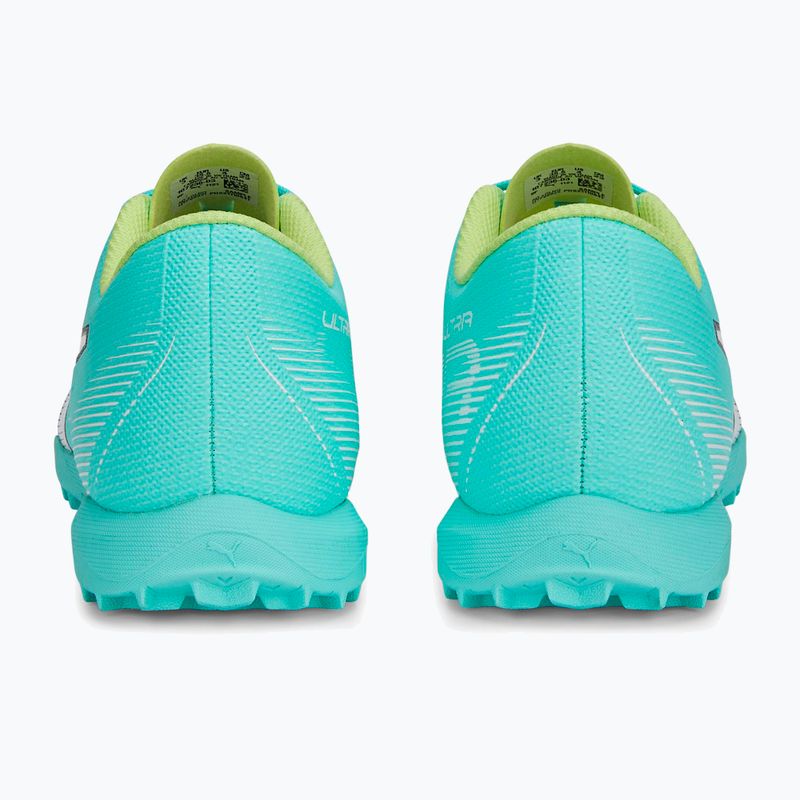 Buty piłkarskie dziecięce PUMA Ultra Play TT electric peppermint/puma white/fast yellow 12