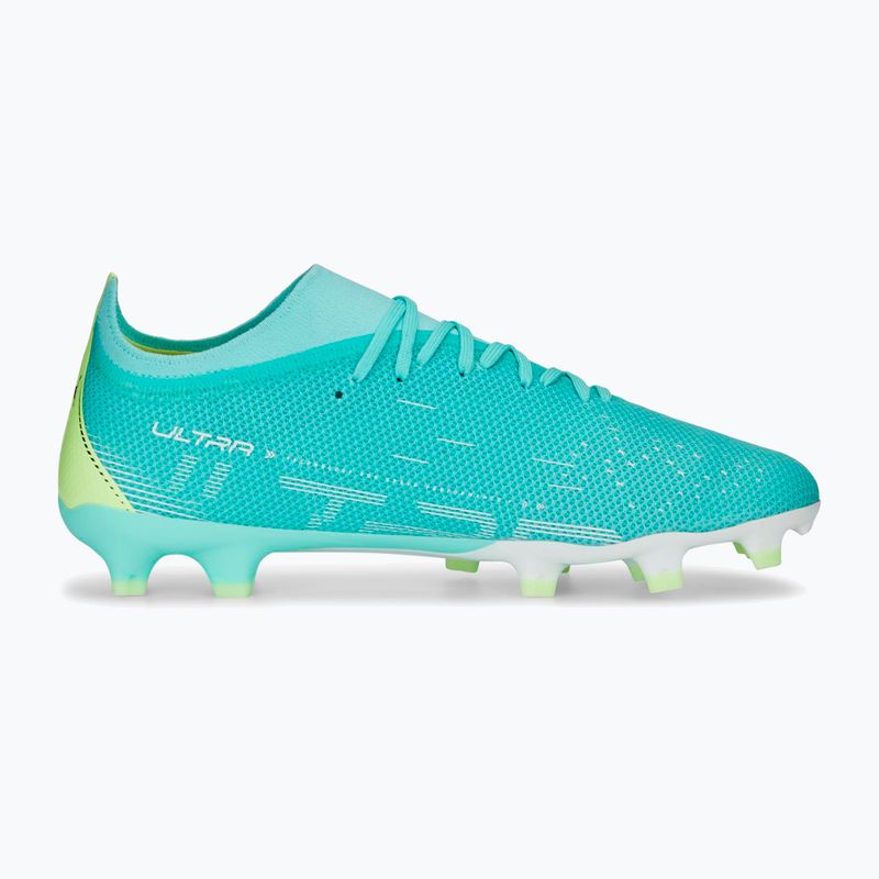 Buty piłkarskie męskie PUMA Ultra Match FG/AG electric peppermint/puma white/fast yellow 11