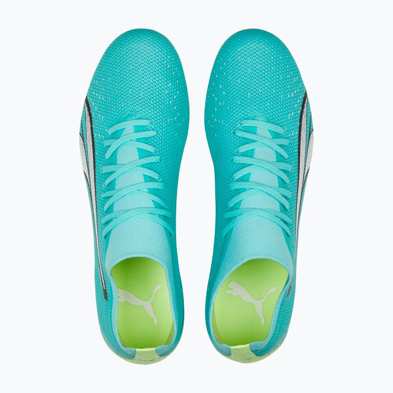 Buty piłkarskie męskie PUMA Ultra Match FG/AG electric peppermint/puma white/fast yellow 13