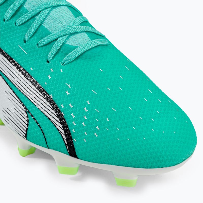 Buty piłkarskie męskie PUMA Ultra Match FG/AG electric peppermint/puma white/fast yellow 7