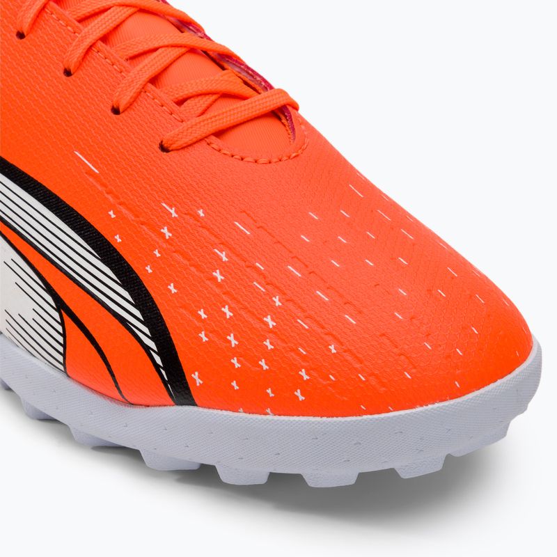 Buty piłkarskie męskie PUMA Ultra Play TT ultra orange/puma white/blue glimmer 7