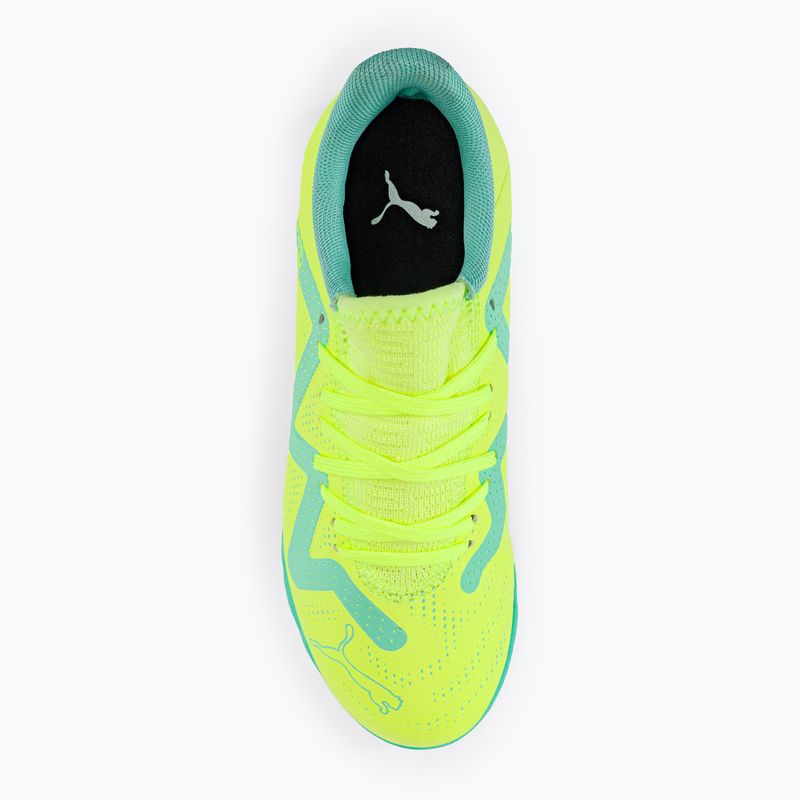 Buty piłkarskie dziecięce PUMA Future Play IT fast yellow/puma black/electric peppermint 6