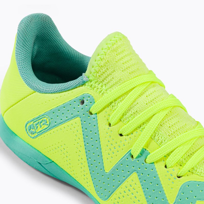 Buty piłkarskie dziecięce PUMA Future Play IT fast yellow/puma black/electric peppermint 8