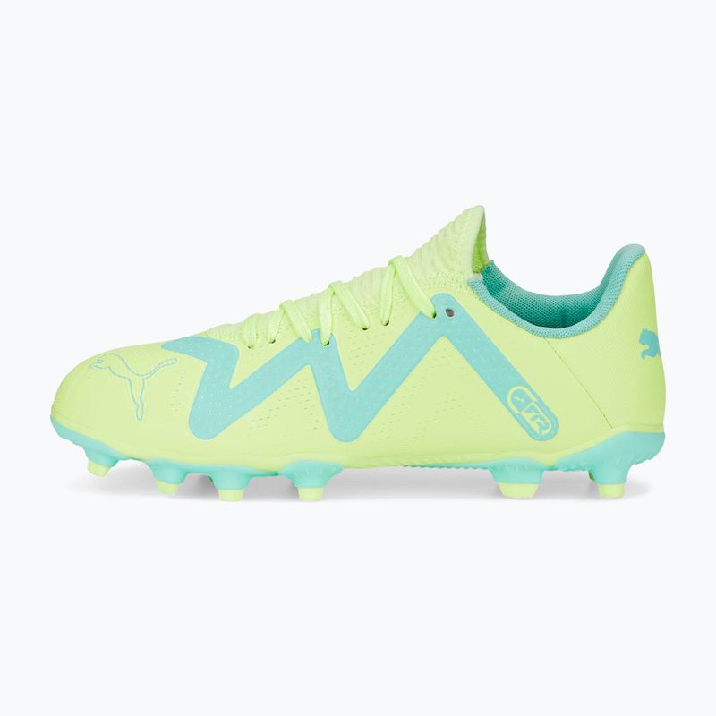 Buty piłkarskie dziecięce PUMA Future Play FG/AG fast yellow/puma black/electric peppermint 11