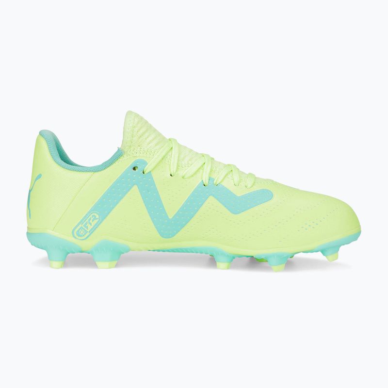 Buty piłkarskie dziecięce PUMA Future Play FG/AG fast yellow/puma black/electric peppermint 12