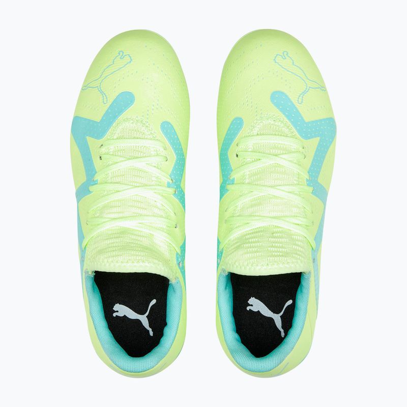 Buty piłkarskie dziecięce PUMA Future Play FG/AG fast yellow/puma black/electric peppermint 14