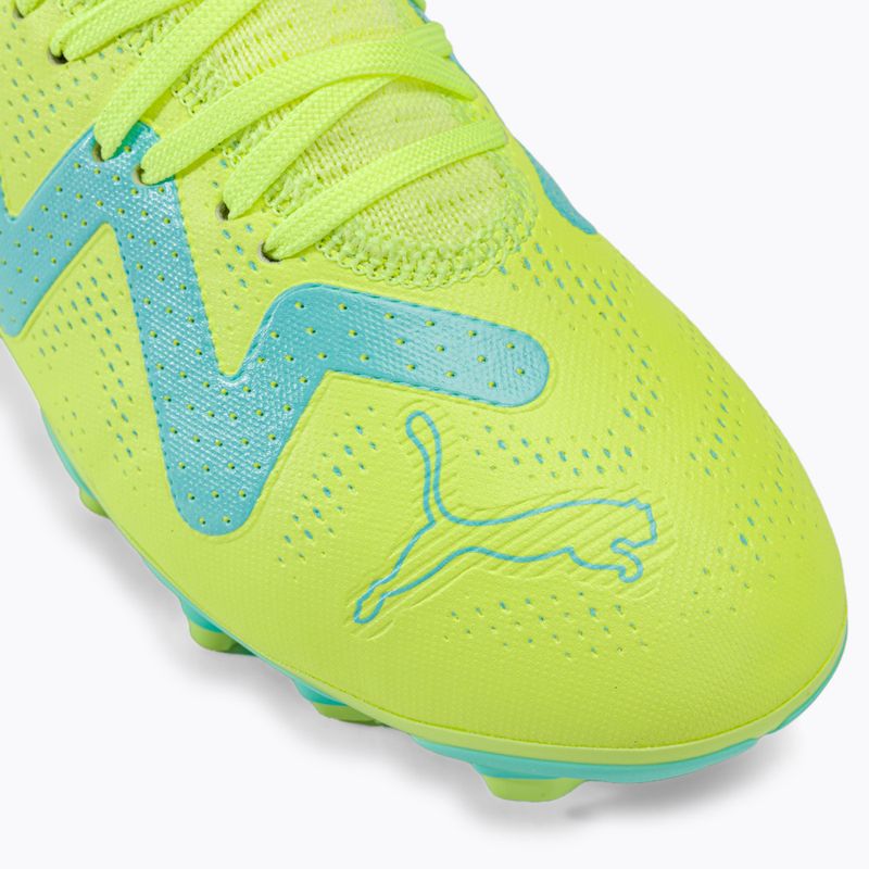 Buty piłkarskie dziecięce PUMA Future Play FG/AG fast yellow/puma black/electric peppermint 7