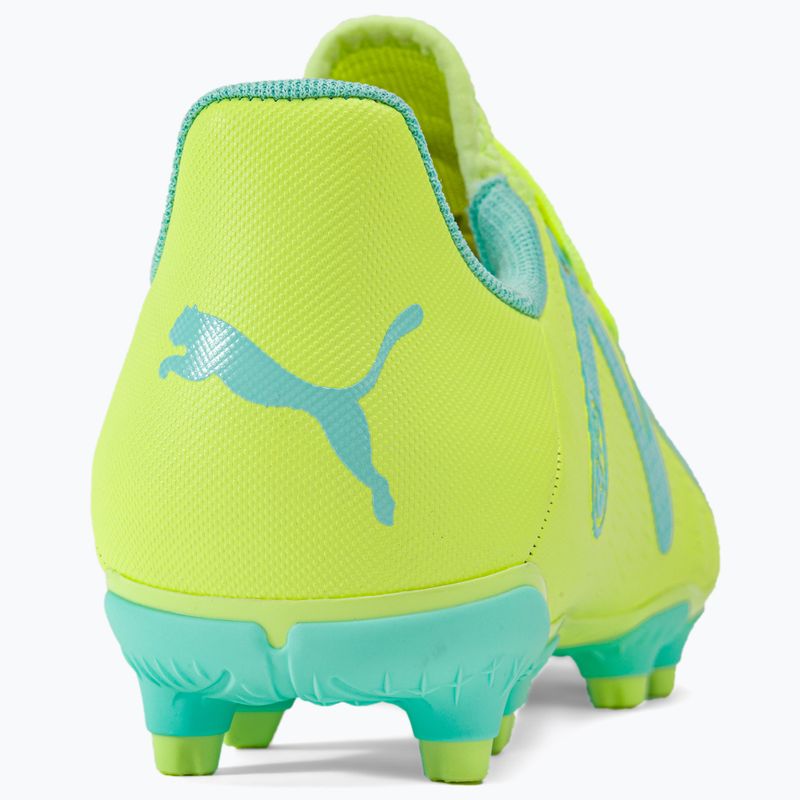 Buty piłkarskie dziecięce PUMA Future Play FG/AG fast yellow/puma black/electric peppermint 9