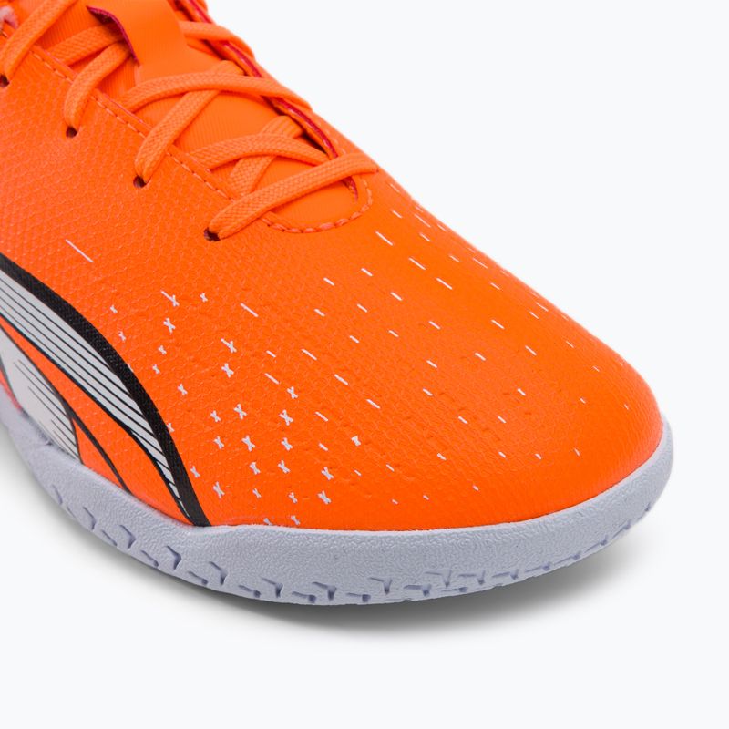 Buty piłkarskie dziecięce PUMA Ultra Play IT ultra orange/puma white/blue glimmer 7