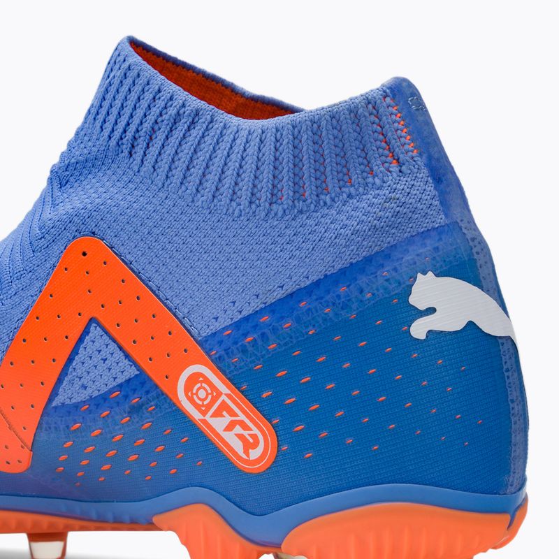 Buty piłkarskie męskie PUMA Future Match+ LL FG/AG blue glimmer/puma white/ultra orange 9