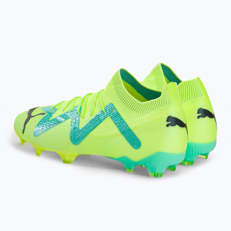 Buty piłkarskie męskie PUMA Future Ultimate FG/AG fast yellow/puma black/electric peppermint 3