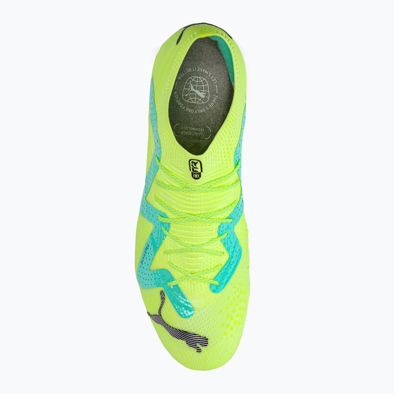 Buty piłkarskie męskie PUMA Future Ultimate Low FG/AG fast yellow/puma black/electric peppermint 6