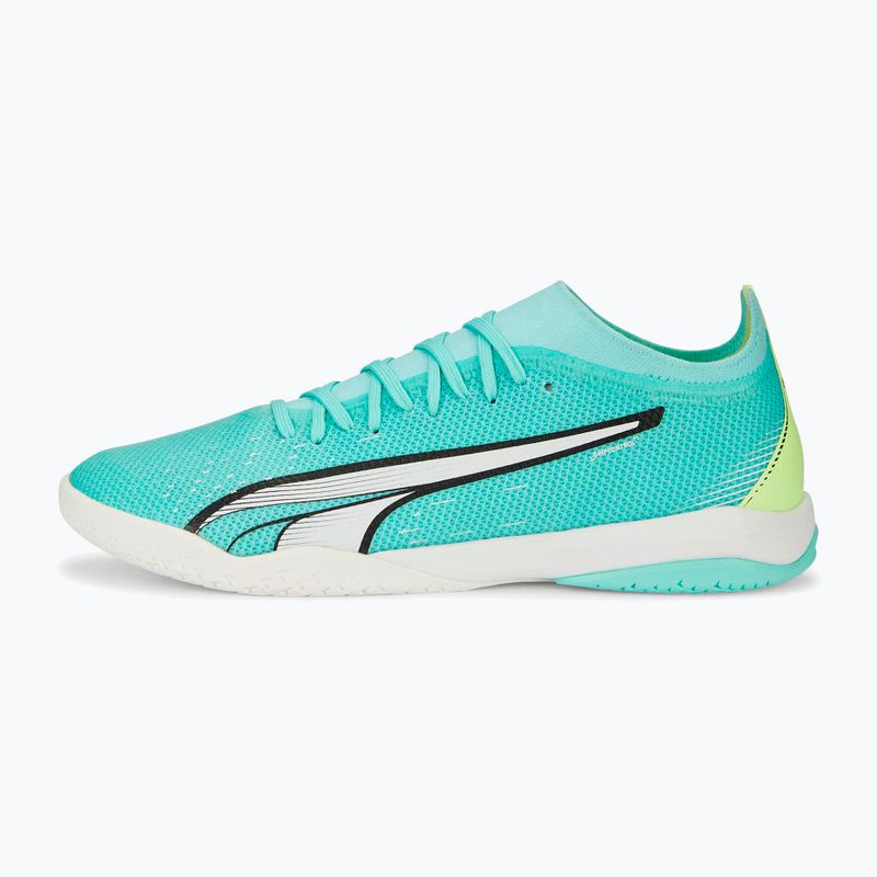 Buty piłkarskie męskie PUMA Ultra Match IT electric peppermint/puma white/fast yellow 11