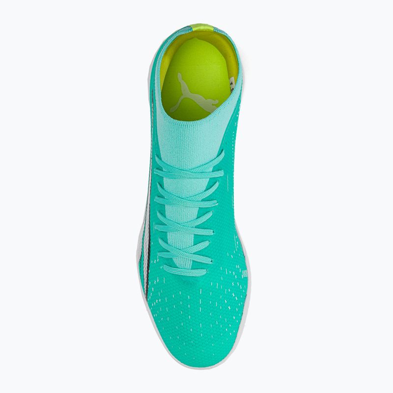 Buty piłkarskie męskie PUMA Ultra Match IT electric peppermint/puma white/fast yellow 6