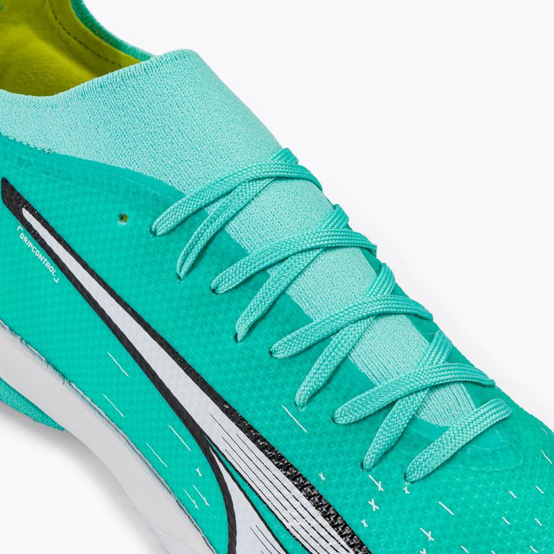 Buty piłkarskie męskie PUMA Ultra Match IT electric peppermint/puma white/fast yellow 8