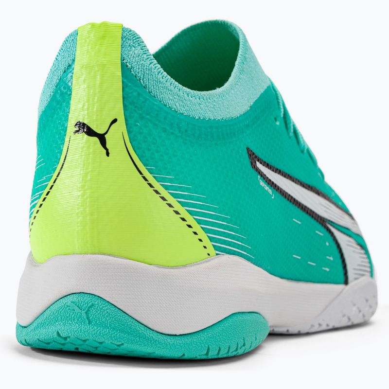 Buty piłkarskie męskie PUMA Ultra Match IT electric peppermint/puma white/fast yellow 9