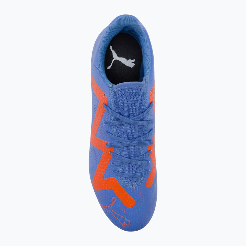 Buty piłkarskie męskie PUMA Future Play MXSG blue glimmer/puma white/ultra orange 6