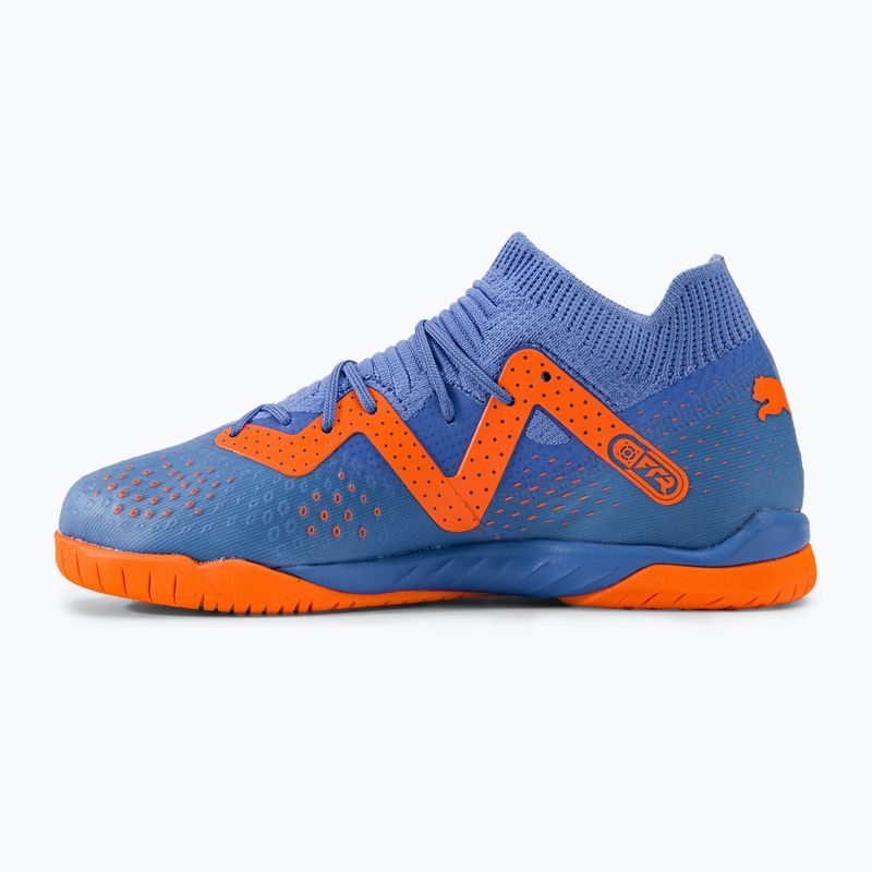 Buty piłkarskie dziecięce PUMA Future Match IT + Mid blue glimmer/puma white/ultra orange 7