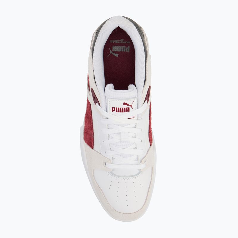 Buty męskie PUMA Slipstream Heritage puma white/team regal red/shadow gray 5