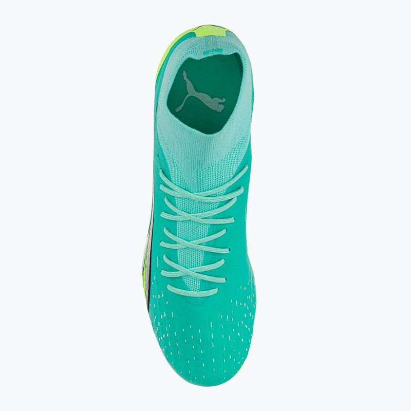 Buty piłkarskie męskie PUMA Ultra Pro FG/AG electric peppermint/puma white/fast yellow 6