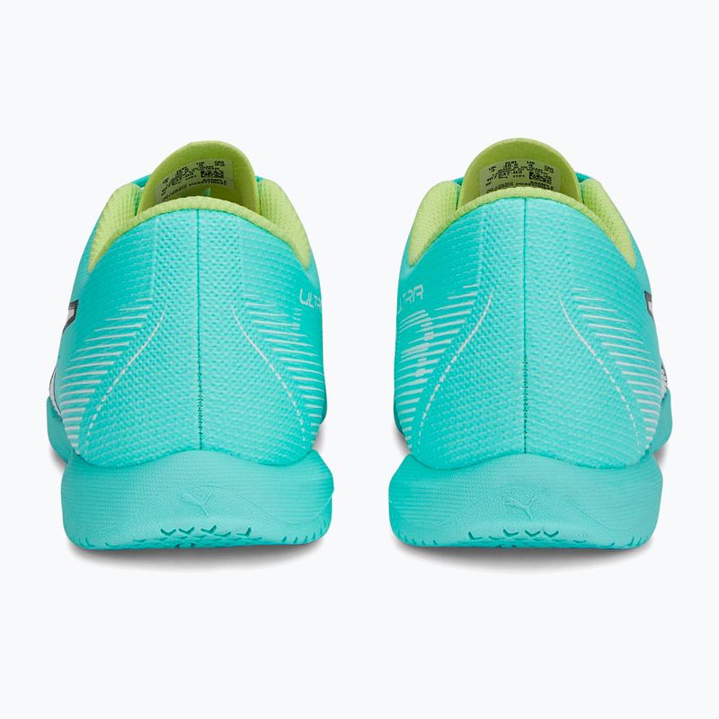 Buty piłkarskie dziecięce PUMA Ultra Play IT electric peppermint/puma white/fast yellow 12