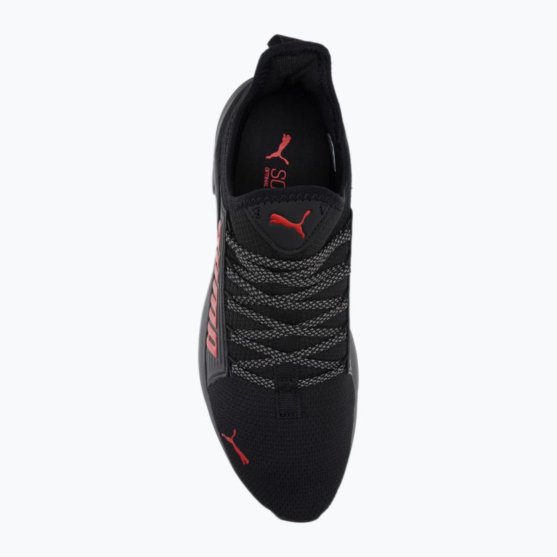 Buty do biegania męskie PUMA Softride Premier Slip-On puma black/for all time red/cool dark grey 6