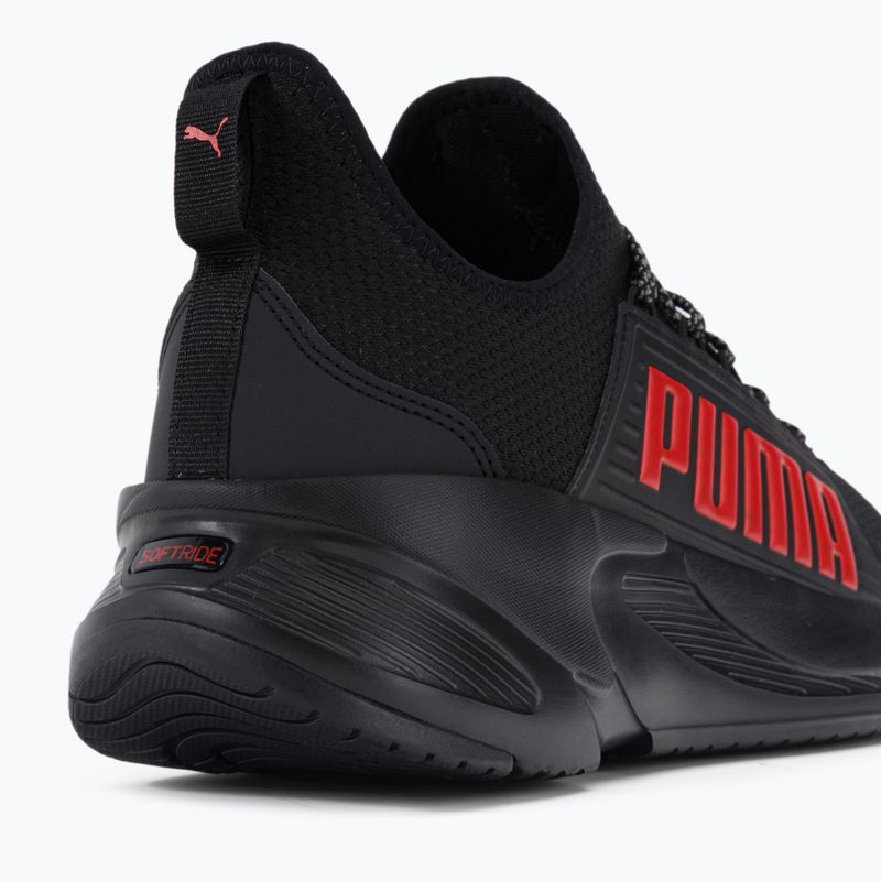 Buty do biegania męskie PUMA Softride Premier Slip-On puma black/for all time red/cool dark grey 9