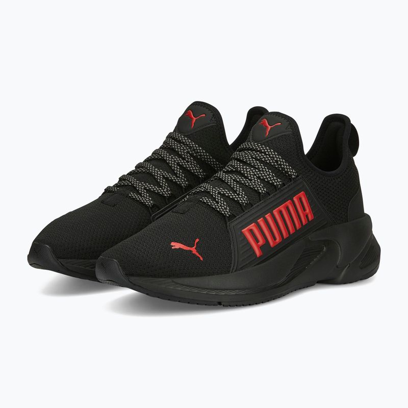 Buty do biegania męskie PUMA Softride Premier Slip-On puma black/for all time red/cool dark grey 10