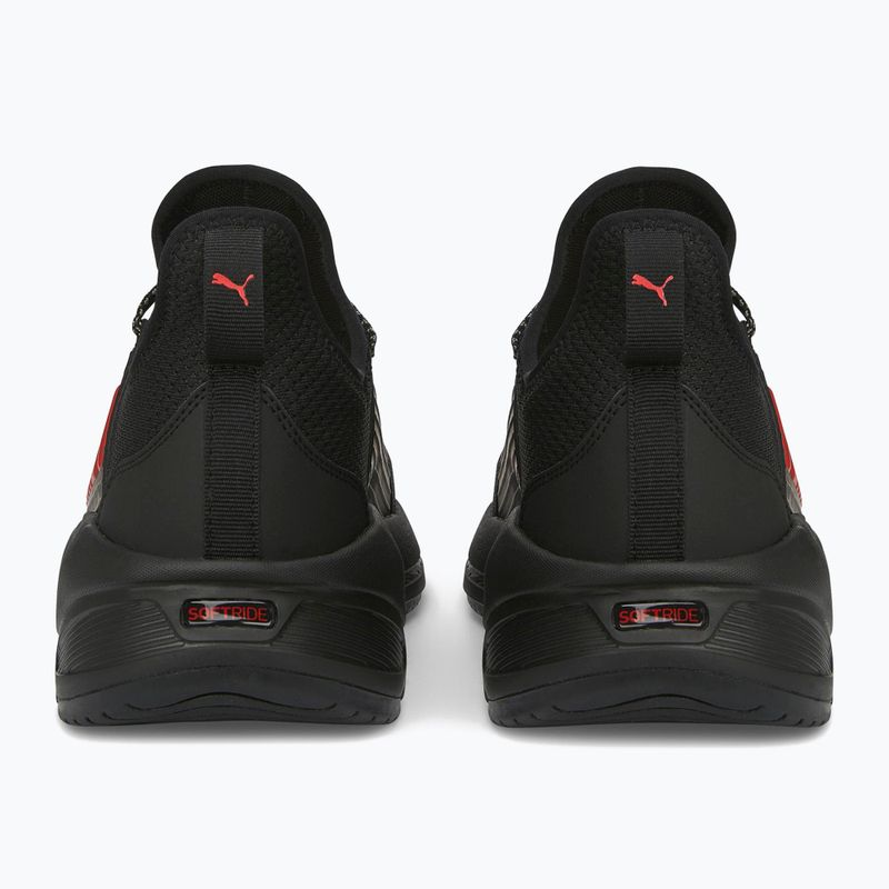 Buty do biegania męskie PUMA Softride Premier Slip-On puma black/for all time red/cool dark grey 12
