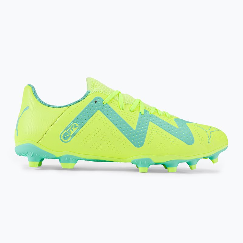 Buty piłkarskie męskie PUMA Future Play FG/AG fast yellow/puma black/electric peppermint 2