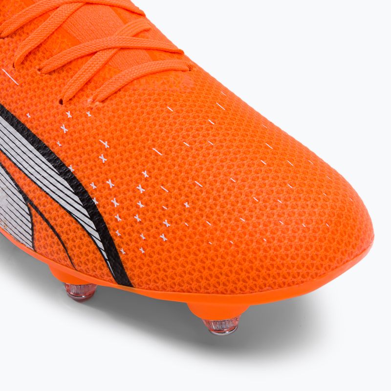 Buty piłkarskie męskie PUMA Ultra Match MXSG ultra orange/puma white/blue glimmer 7