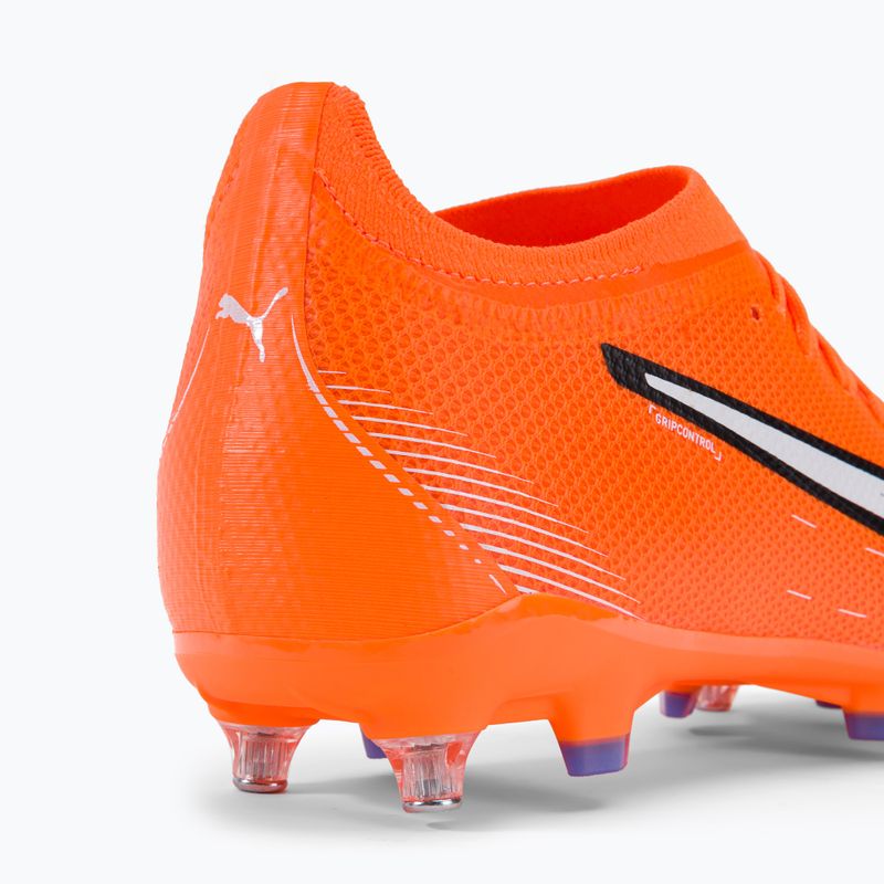 Buty piłkarskie męskie PUMA Ultra Match MXSG ultra orange/puma white/blue glimmer 8