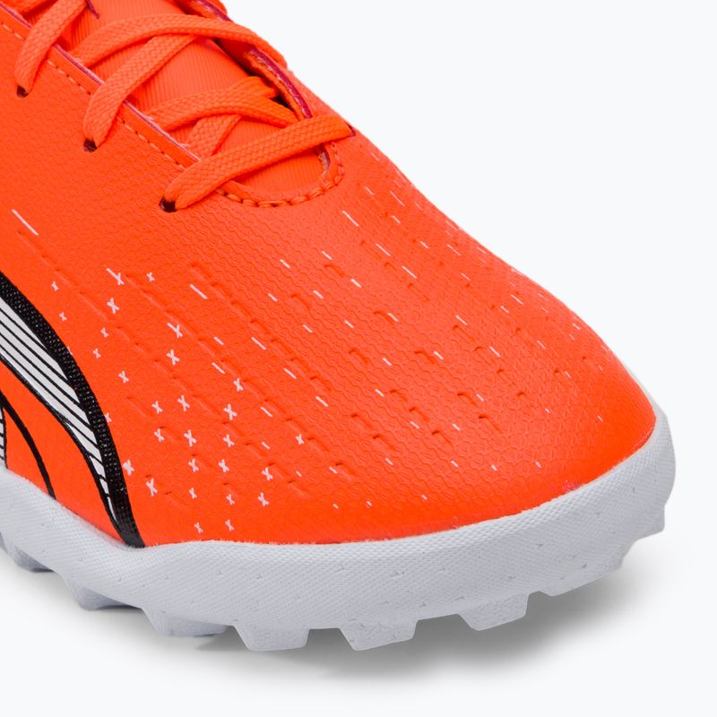 Buty piłkarskie dziecięce PUMA Ultra Play TT ultra orange/puma white/blue glimmer 7