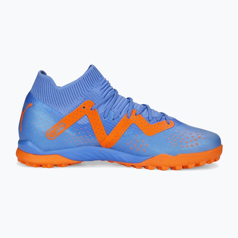 Buty piłkarskie dziecięce PUMA Future Match TT + Mid blue glimmer/puma white/ultra orange 11