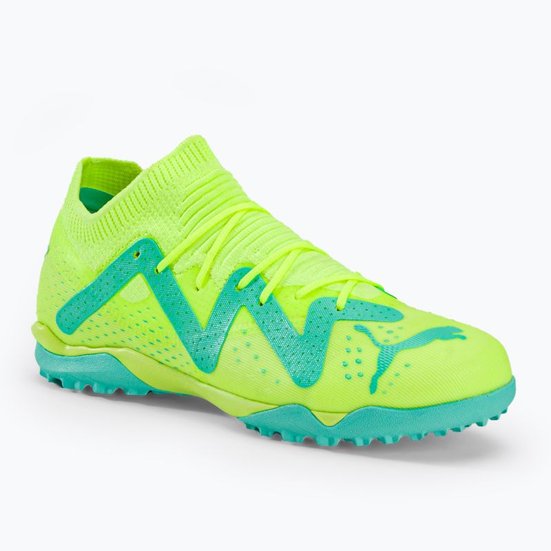 Buty piłkarskie dziecięce PUMA Future Match TT + Mid fast yellow/puma black/electric peppermint