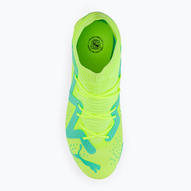 Buty piłkarskie dziecięce PUMA Future Match TT + Mid fast yellow/puma black/electric peppermint 6