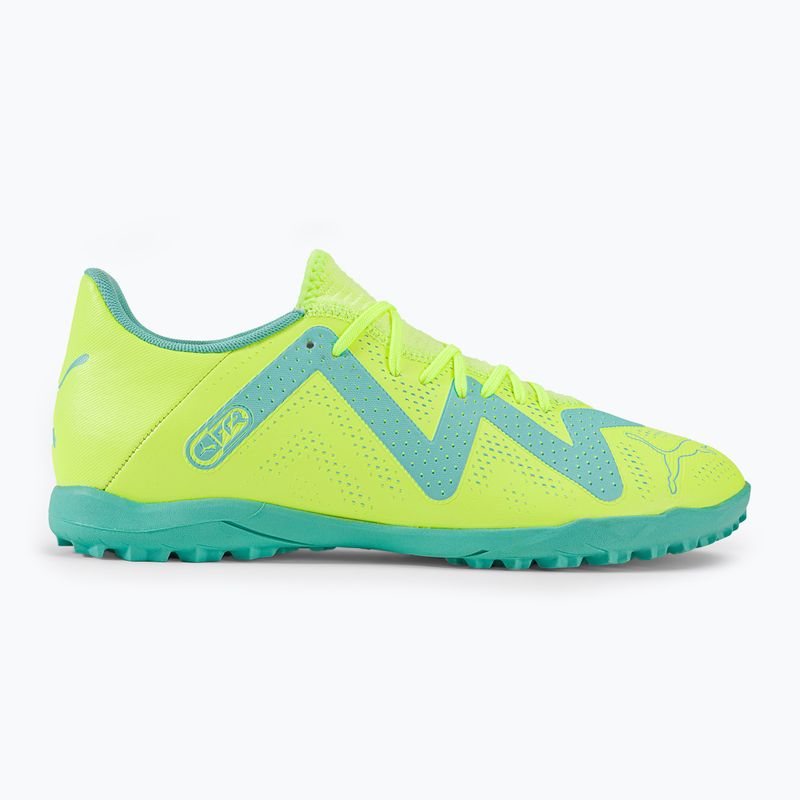 Buty piłkarskie męskie PUMA Future Play TT fast yellow/puma black/electric peppermint 2