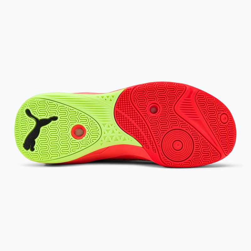 Buty do piłki ręcznej męskie PUMA Eliminate Power Nitro II red blast/fast yellow/puma black 5