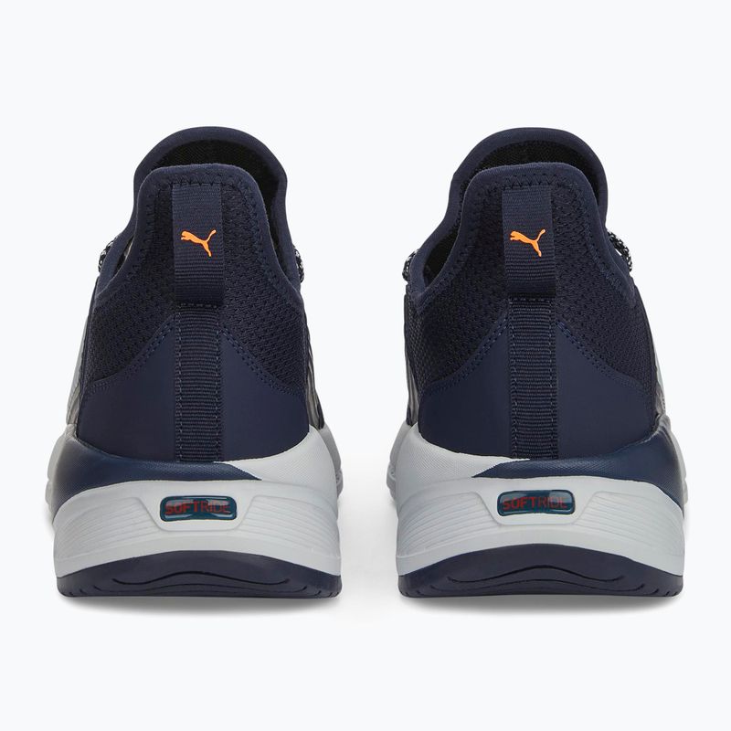 Buty do biegania męskie PUMA Softride Premier Slip-On navy/platinum gray/ultra orange 12