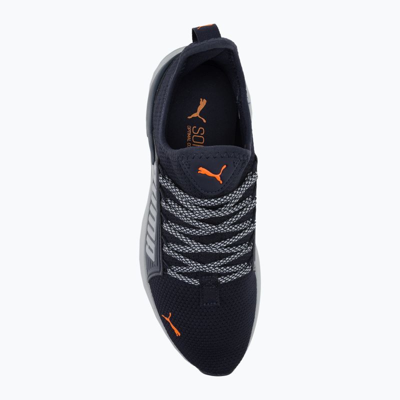Buty do biegania męskie PUMA Softride Premier Slip-On navy/platinum gray/ultra orange 6