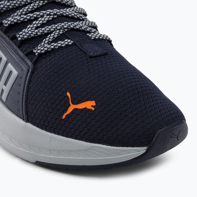 Buty do biegania męskie PUMA Softride Premier Slip-On navy/platinum gray/ultra orange 8