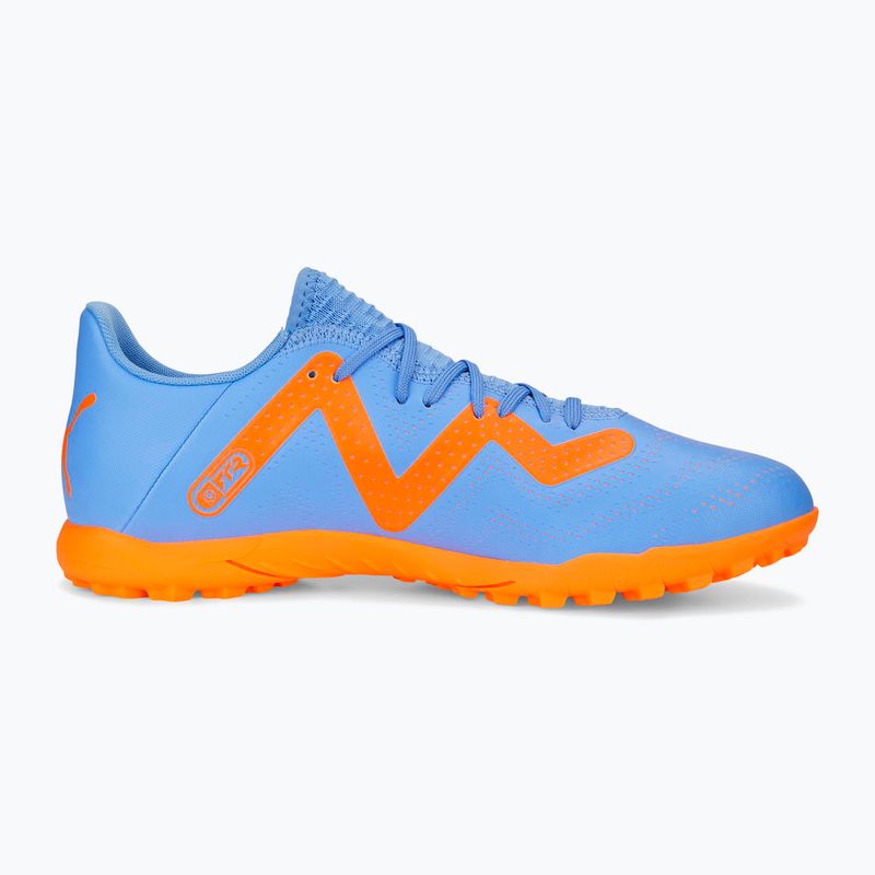 Buty piłkarskie męskie PUMA Future Play TT blue glimmer/puma white/ultra orange 12