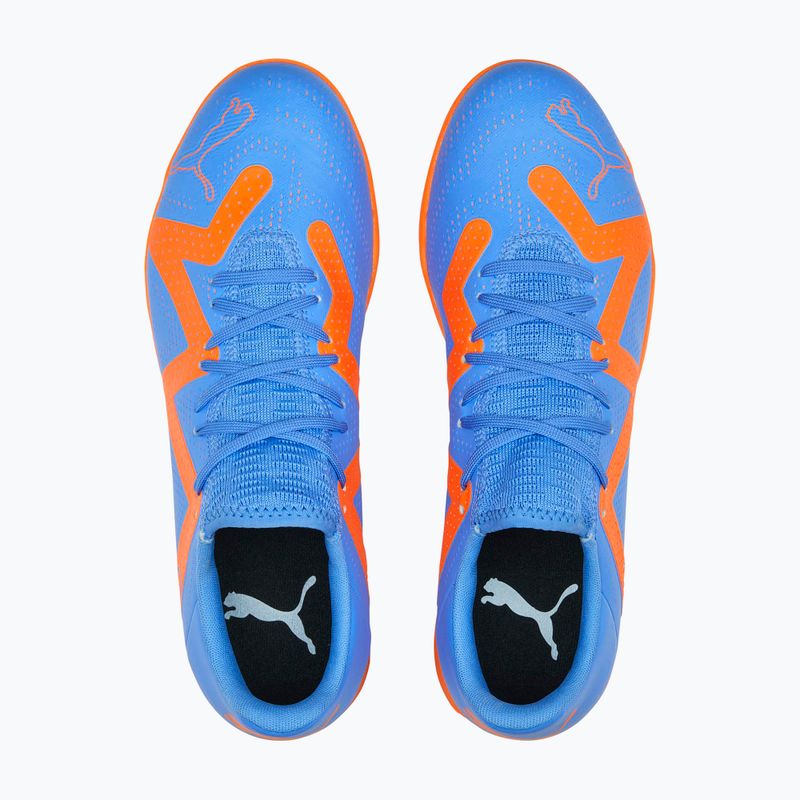Buty piłkarskie męskie PUMA Future Play TT blue glimmer/puma white/ultra orange 14