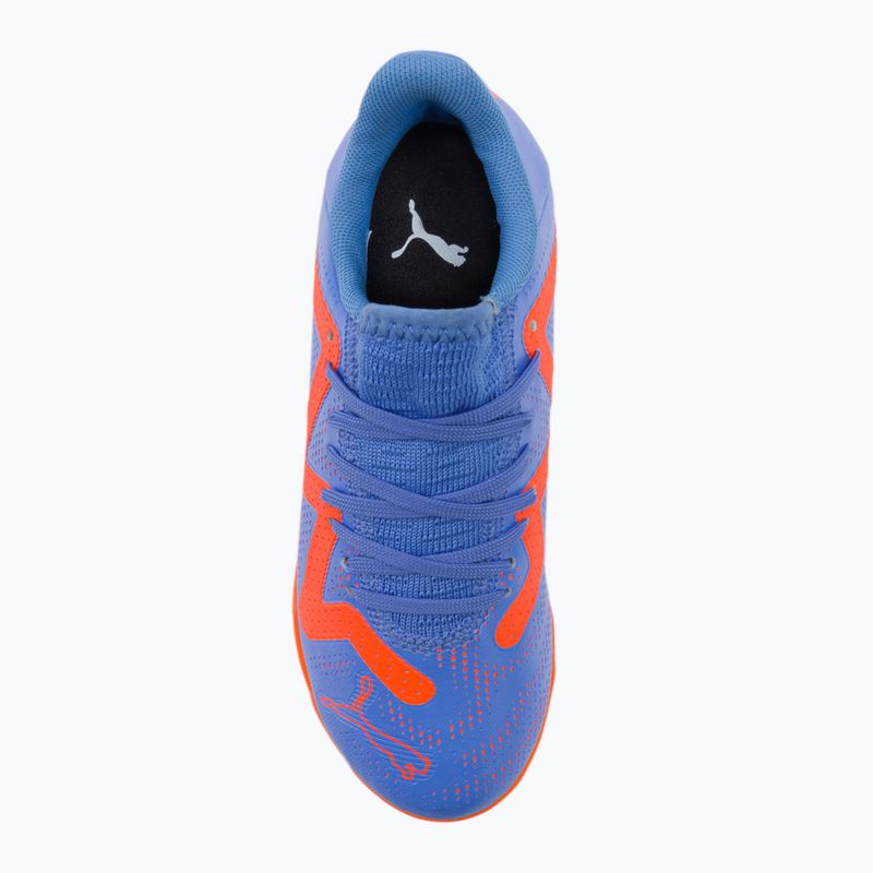 Buty piłkarskie dziecięce PUMA Future Play TT blue glimmer/puma white/ultra orange 6
