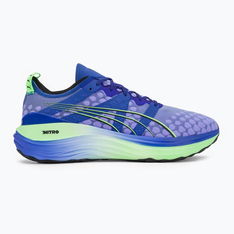Buty do biegania męskie PUMA ForeverRun Nitro royal sapphire/fizzy lime 2