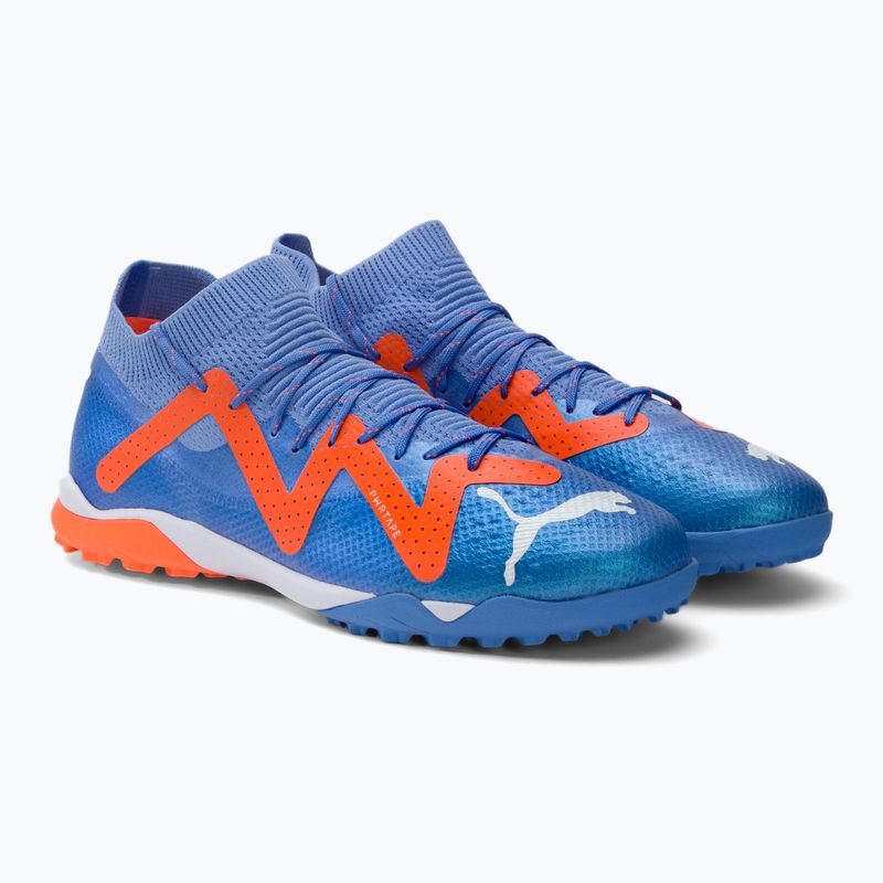 Buty piłkarskie męskie PUMA Future Ultimate Cage blue glimmer/puma white/ultra orange 4