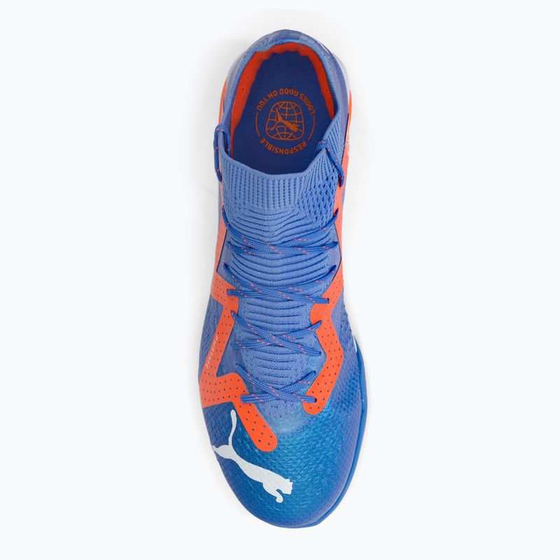 Buty piłkarskie męskie PUMA Future Ultimate Cage blue glimmer/puma white/ultra orange 6