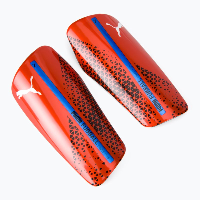 Ochraniacze na golenie PUMA Standalone Guard ultra orange/blue glimmer 3